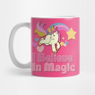 I believe in Magic Unicorn (pink) Mug